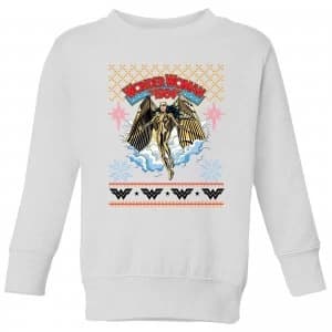 Wonder Women 1984 Kids Sweatshirt - White - 9-10 Years