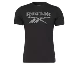 Reebok Identity Big Logo T-Shirt Mens - Black