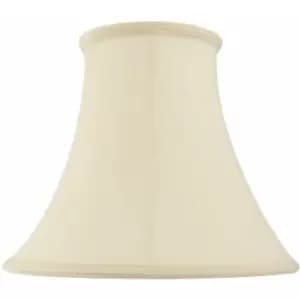 Loops - 12' Round Bell Handmade Lamp Shade Cream Fabric Classic Table Light Bulb Cover