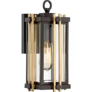 Elstead Goldenrod - 1 Light Small Wall Lantern - Bronze Finish, E27