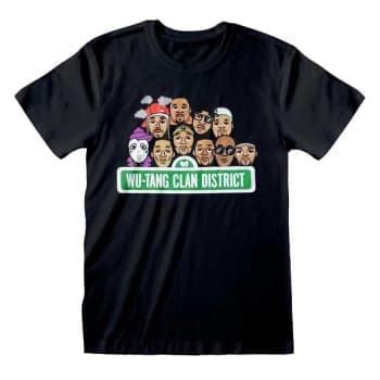 Wu-Tang Clan - Street Unisex Small T-Shirt - Black