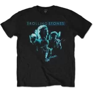 The Rolling Stones - Band Glow Unisex XX-Large T-Shirt - Black