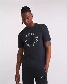 Boss Navy Circle Logo T-Shirt