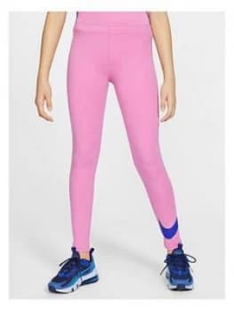 Nike Nsw Older Girls Swoosh Leggings - Pink