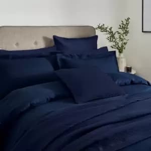 Bedeck of Belfast Fine Linens Vendi Kingsize Duvet Cover, Midnight
