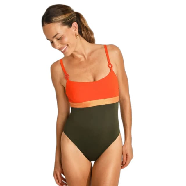 Livia Womens 1 Piece swimsuit Livia Alenka Formosa Vert Female 36