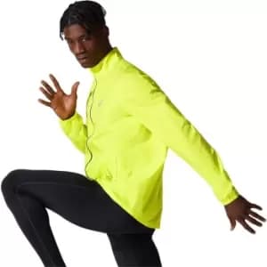Asics Mens Core Running Jacket - Yellow