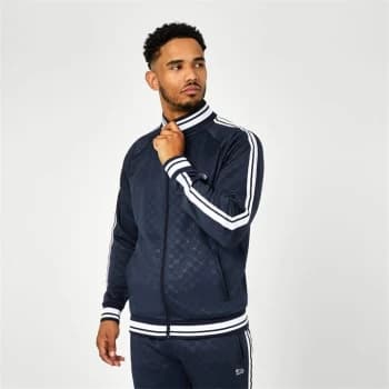 Lonsdale Gentlemen Mono Logo Tracksuit - Navy Logo