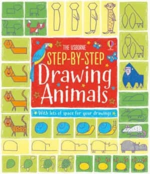 Step-by-Step Drawing Animals by Fiona Watt Paperback