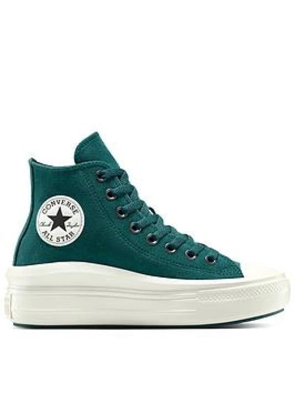 Converse All Star Move Trainers in Dark Green Dark Green UK 4 (EU 36½)