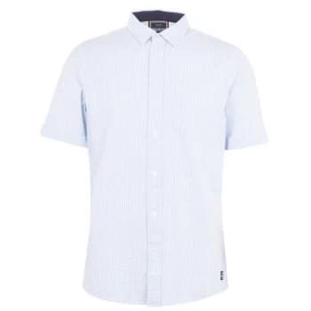 SoulCal Stripe Shirt Mens - White/Blue