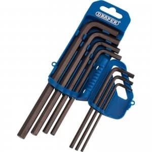 Draper 7 Piece Hexagon Allen Key Set Imperial