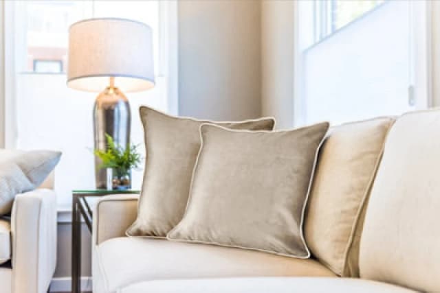 Plush Velvet Cushion Cover In Taupe