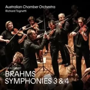 Brahms Symphonies 3 & 4 by Johannes Brahms CD Album