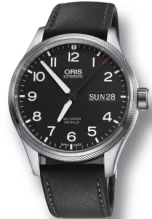 Oris Watch Big Crown ProPilot Day Date Leather