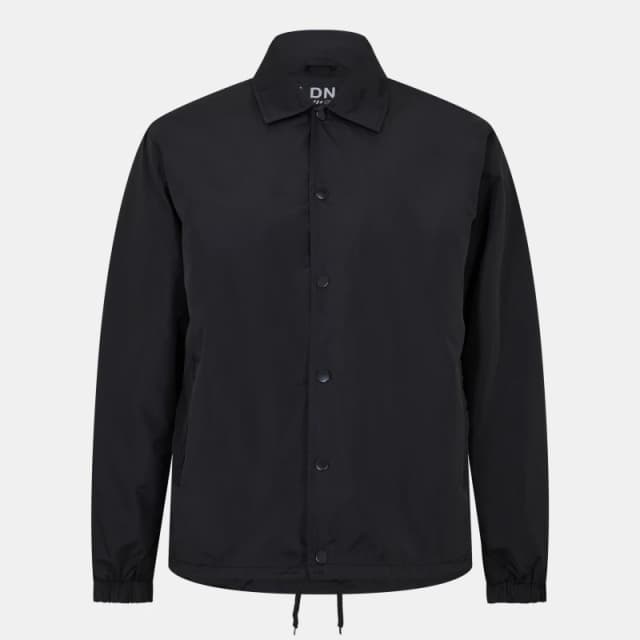 Brave Soul Brave Soul Men Lightweight Coach Style Jacket in Black Size: Small Black S Male 5059534638734