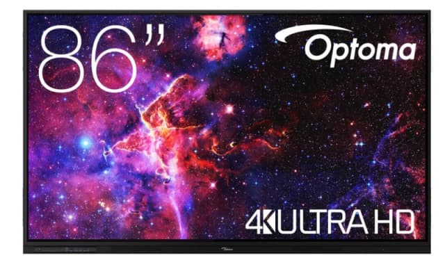 Optoma Optoma H1F0H08BW101 interactive whiteboard 2.18 m (86") 3840 x 2160 pixels Touch Screen Black USB H1F0H08BW101