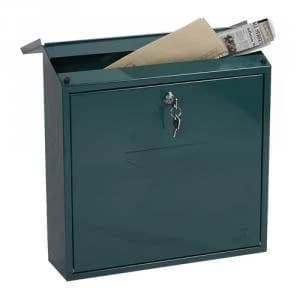 Phoenix Casa Top Loading Mail Box MB0111KG in Green with Key Lock