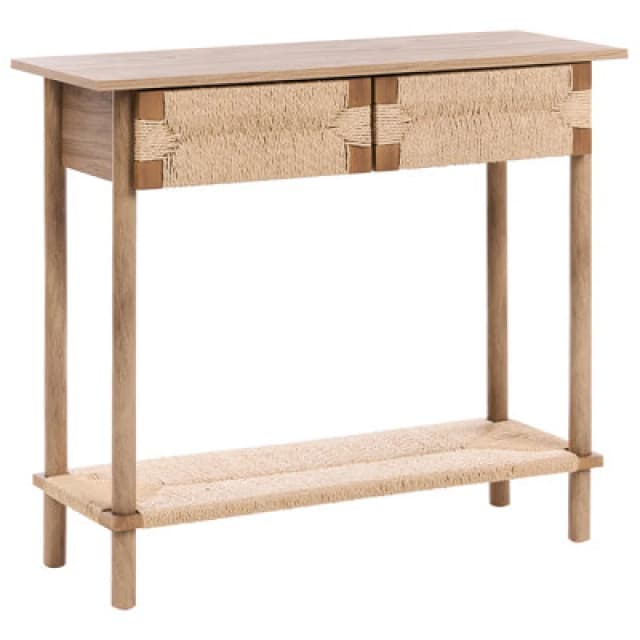 Beliani Console Table Bondi Light Brown
