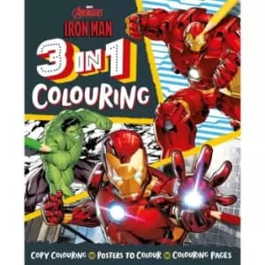 Igloo Books Igloobooks Marvel Avengers Iron Man, 3 in 1 Colouring
