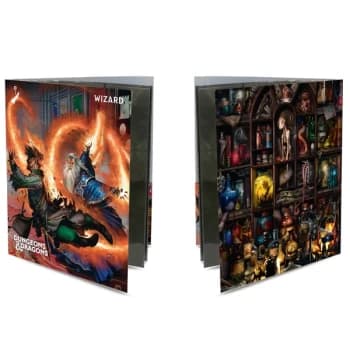 Ultra Pro Dungeons & Dragons Class Folio with Stickers - Wizard