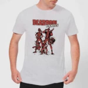 Marvel Deadpool Family Group Mens T-Shirt - Grey - 3XL