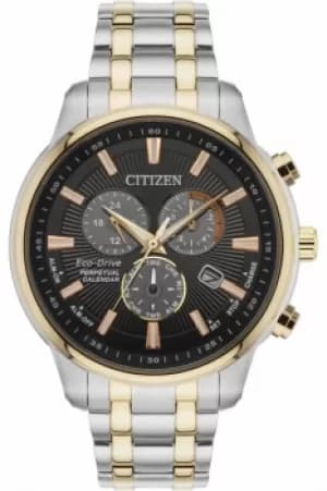 Mens Citizen Perpetual Calendar Alarm Chronograph Watch BL5428-53E