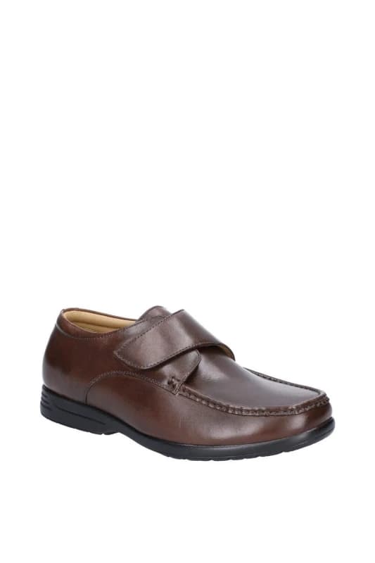 Fleet & Foster 'Fred' Classic Touch Fastening Shoes Brown