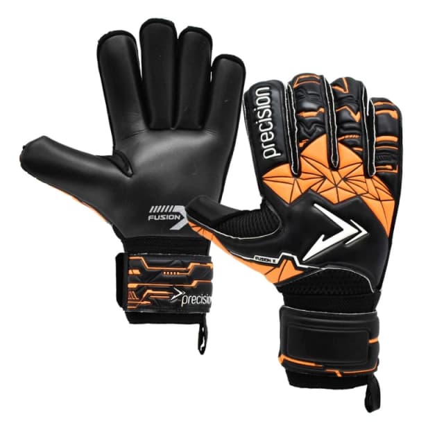 Precision Fusion X Roll Finger Protect boys's Children's gloves in Black