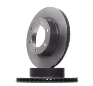 PAIR PAINTED BREMBO BRAKE DISCS 09.7226.11