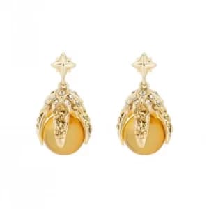 Eagle Crystal Ball Drop Earrings