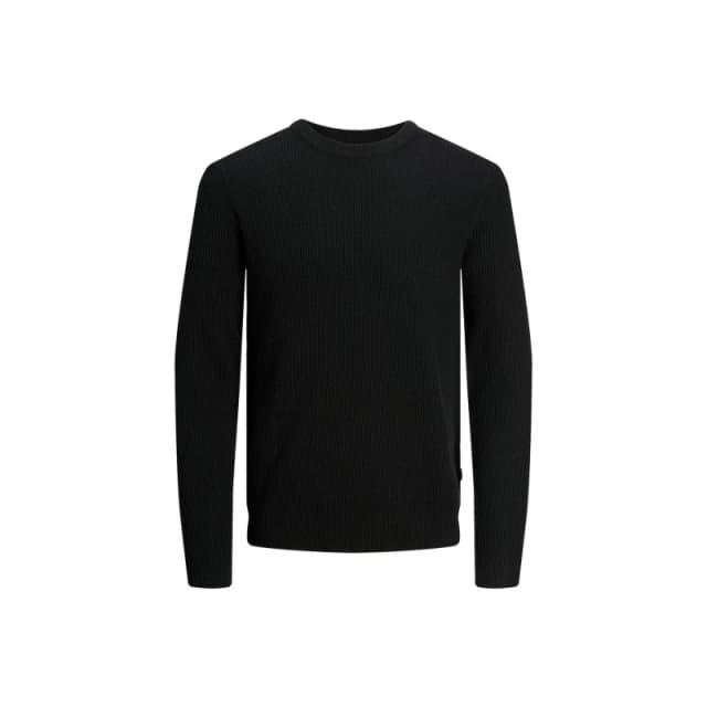 Jack and Jones Perfect Knit Sweat Shirt - Black Lge