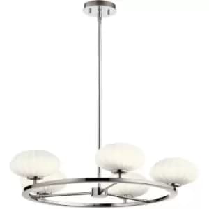 Elstead Quintessentiale - Quintiesse Kichler Pim Globe Pendant Ceiling Light Polished Chrome, 3000K, IP44