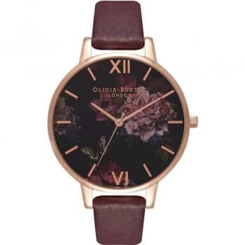 Winter Garden Black & Burgundy Watch
