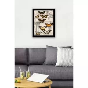 SC0042 Multicolor Decorative Framed MDF Painting