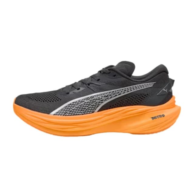 Puma Deviate Nitro 3 Shoes Black Orange AW25, Size 44 - EUR