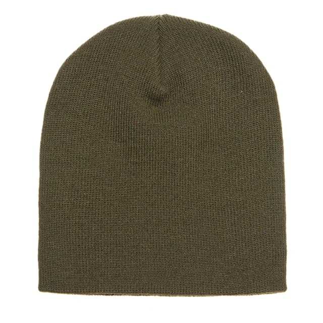 Yupoong Mens Flexfit Heavyweight Standard Beanie Winter Hat in Olive Olive Male One Size