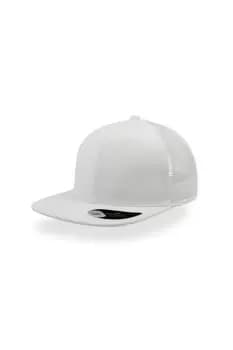 Snap Mesh Flat Visor 6 Panel Trucker Cap