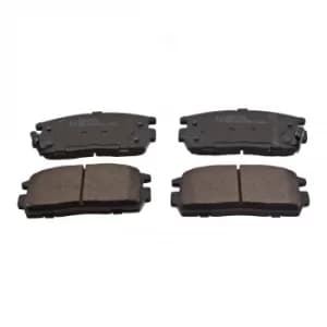 Brake Pad Set 16631 by Febi Bilstein Rear Axle