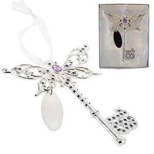 Celebration Birthday Engravable Butterfly 18th Key