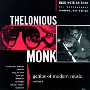 Genius of Modern Music - Volume 1 by Thelonious Monk CD Album