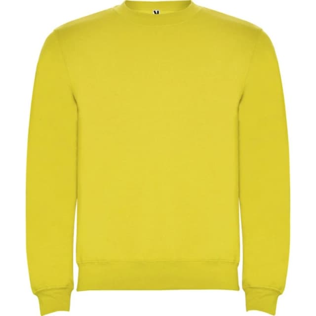 ROLY ROLY Men Clasica Crew Neck Sweatshirt in Yellow Size: X-Small Yellow XS Male 5063527646880