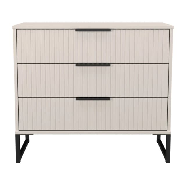 Ready Assembled 2 U Menai 3 Drawer Chest (Ready Assembled) in Taupe Size: Medium Taupe Unisex Medium