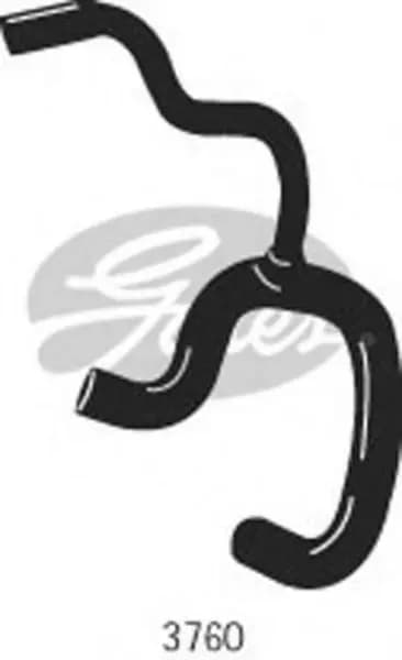 Curved Radiator Hose 185mm X 32 Gates 3760