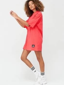 Adidas Recycleco T-Shirt Dress - Pink