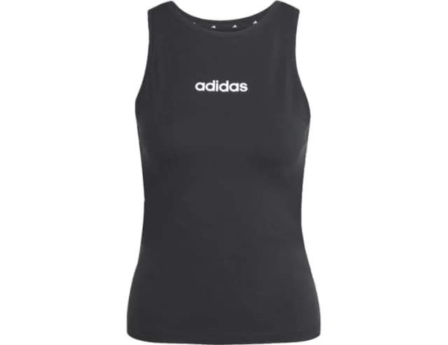 Adidas Sportswear Essentials Linear Slim Cotton Tanktop Women Black XL