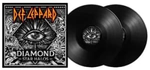 Def Leppard Diamond star halos LP black