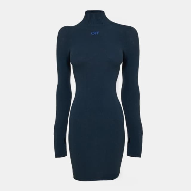 Off White Womens Floor-Length Maxi Dress Blue female 6 (2XS)