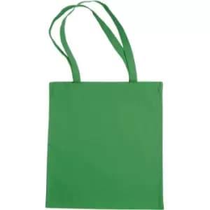Jassz Bags "Beech" Cotton Large Handle Shopping Bag / Tote (One Size) (Dark Green) - Dark Green