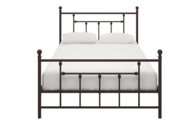 Dorel Manila Metal Bed Bronze Double, Gold 3236228UK